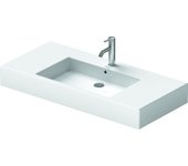 Duravit mueble lavabo vero 105cm, con rebosadero, con grifo de banco, 1 agujero para grifo, 0329100000, color: blanco