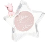Atmosphera - marco infantil unicornio - d5 -8 cm - blanco