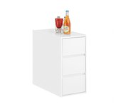 Mesa estrecha auxiliar mesita de noche fbt144-w sobuy es