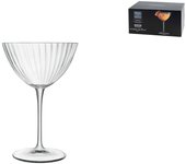 Copas de martini de vidrio transparente speakeasies, 22 cl