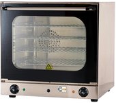 Cleiton® horno de conveccion eléctrico industrial 4 bandejas de 43x32 cm | horno eléctrico profesional de sobremesa para panadería - 300°c y 2600 w