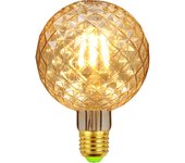 Bombillas decorativas g95, bombillas led de filamento e26 de 4 w, equivalente a 40 w, casquillo e26, blanco cálido 2700 k, bombilla led edison g95