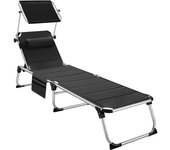 Tectake tumbona acolchado, plegable
