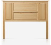 Cabecero de cama de madera guadiana | cama de 105 | pino | barnizado natural | pejecar