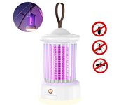 Lámpara matamosquitos recargable - eliminación eléctrica de insectos - ligera y portátil - para viajes al aire libre
