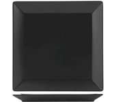 6 platos de cerámica osaka negros de 24 x 24 cm de alto y alto