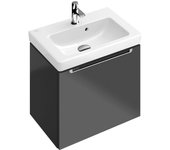 Lavabo villeroy & boch lavabo a mano subway 450x370mm, 1 agujero para grifo, con rebosadero, 7315f501, color: blanco