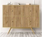 Adhesivo para muebles, armarios, pared, cocina, baños - imitación madera - tablas madera marrón 100x100 cm