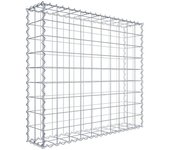 Gavión 100 cm x 90 cm x 20 cm (l x h x p), mailles 10 x 10 cm, espiral - diámetro del cable 4 mm
