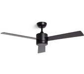 Techbrey ventilador de techo silencioso fleves 132cm motor dc controlador de pared + mando, sin luz