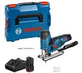 Sierra de calar bosch gst 12v-70 professional - 2 baterías 12 v 3.0ah, maletín, 2 cuchillas madera - 06015a1005