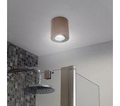 Lámpara de techo foco lámpara de techo redonda led gu10 6w luz bañera cabina de ducha baño sensorial ip65 230v color corten rgbw+3000k