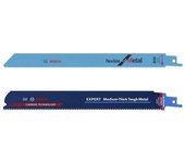 Juego de 25 hojas de sierra de sable para metal s1122bf + 1 hoja de metal duro s1155hhm bosch - 2608653598