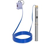 Bomba sumergible descarga de bomba sumergible para pozo - 3.800 l/h - 370 watts - acero inoxidable 14_0002965
