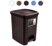 Stefanplast pattumiera elegance lt. 20 - cm. 31x27,5x39 h col. tortora idroweb
