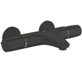 Mezclador termostático para baño/ducha - grohe precision trend - 1022162432 - negro mate - montaje en pared visto - ahorro de agua