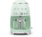 Cafetera de goteo smeg verde dcf02pgeu