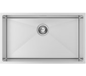 Lonheo max fregadero 1 bandeja 74x44x20cm fregadero de acero inoxidable 304 fregadero cocina cepillado con sistema de drenaje