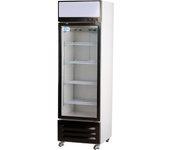 Cleiton® - armario expositor refrigerado 330 litros 1 puerta ventilado | frigorifico profesional para bebidas en hostelería