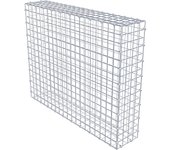 Gavión 100 cm x 80 cm x 20 cm (l x h x p), tamaño de malla 5 x 5 cm, anillo espiral - diámetro del cable 4 mm