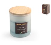 Vela natural atelier line vela con aroma 100% vegetal madera de guayaco y cardamomo gr 200