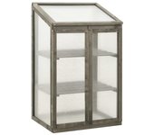 Vidaxl invernadero de madera de abeto 60x45x100 cm