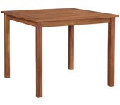 Mesa de jardín madera maciza de acacia 85x85x74 cm