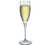 Copas de cristal transparente premium para champán cl25 (3 unidades)