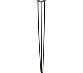 4 patas de horquilla de 72 cm con 3 estribos para mesa, patas de horquilla para bricolaje, patas en forma de u reemplazables