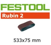 Festool banda de lijar l533x 75-p40 ru2/10 rubin 2