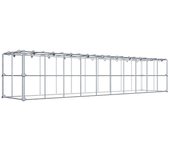 Gabión para montar en altura de 100 cm x 20 cm x 20 cm (l x h x p), malla 10 x 10 cm, anillo en c. atención: falta una rejilla - diámetro del ca...