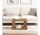 Vidaxl mesa de café madera vieja 51.5x51.5x30 cm madera ingenierizada