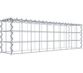 Gabión para montar en altura de 100 cm x 30 cm x 20 cm (l x h x p), malla 10 x 10 cm, espiral. atención: falta una rejilla - diámetro del cable ...