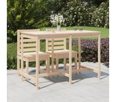 Vidaxl mesa de jardín madera maciza de pino 159,5x82,5x110 cmcm