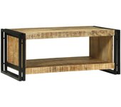 Vidaxl mesa de café 90x50x38 cm madera maciza de mango