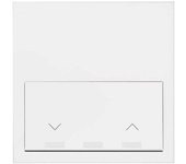 Simon 100 | kit frontal 1 elemento con 1 tecla persianas blanco mate 10020115-230