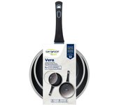 San ignacio set 2 sartenes ø22/26 cm en aluminio con tapas