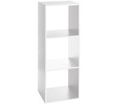5five - estante columna mix n modul 3 compartimentos blanco