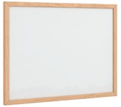 Pizarra blanca magnética con marco de madera de pino 40x30 cm 40 x 30 cm / multicolor
