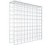 Gabión para montar en altura y longitud 100 cm x 100 cm x 20 cm (l x h x p), malla 10 x 10 cm, espiral ¡atención! faltan dos rejillas. - diáme...