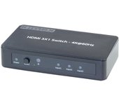 Switcher 3 entradas- 1 salida hdmi2.0 hdcp2.2 4k60hz