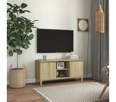 Mueble tv multimedia estantería para televisión buffet para televisión comedor salón dormitorio con patas 02_0026853