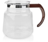 Jarra de vidrio - compatible con: moccamaster k / kb/ 1 0pl / excellent 10s - 1.2 l - marrón