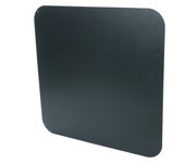 Protector de suelo de hierro para estufas y chimeneas - medida cuadrada 79x79 cm - 79 cm 10,2 kg