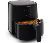 Freidora de aire philips essential hd9200/90 de 4,1 litros con tecnología rapid air, color negro