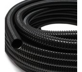 Manguera flexible para estanque 10 m manguera en espiral reforzado 38 mm (1 1/2) negro pvc arroyo