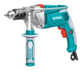 Total tools - taladro percutor de cable con potencia de 1010 w | portabrocas manual con capacidad de hasta 13 mm | velocidad variable 2800 rpm | avanc