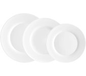 Vajilla opal bormioli rocco toledo 18 piezas - 6 personas - blanco