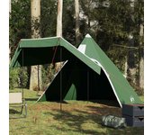Tienda de campaña tipi para 5 personas impermeable verde v6453 unico / verde