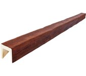 Viga imitación madera 15cm de ancho x 15cm de alto x 3m de largo color nogal decorativa de poliuretano vu0012-n